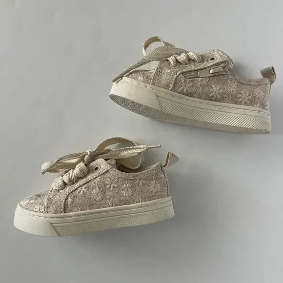 Zara embroidered sneakers
